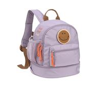 LÄSSIG mochila infantil con correa para el pecho Mochila guardería 27 cm, 6,5 litros, 3 años/Mini Backpack lilac