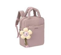 LÄSSIG Mochila Infantil Mini Minoa 7L, Rosa empolvado | 7 L de capacidad para guardería y ocio, repelente al agua, correas ergonómicas y práctico cinturón pectoral
