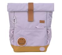 LÄSSIG Mochila Infantil con Correa para el Pecho Mochila de Ocio Repelente al Agua, 12 litros/Medium Rolltop Backpack Lilac