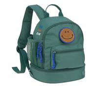 LÄSSIG mochila infantil con correa para el pecho Mochila guardería 27 cm, 6,5 litros, 3 años/Mini Backpack dark green
