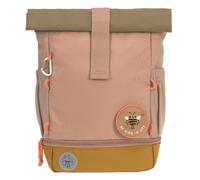 LÄSSIG Mochila infantil Rolltop con correa de pecho repelente al agua, 11 litros/ Mini Rolltop Backpack Nature avellana