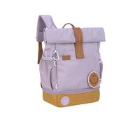 LÄSSIG mochila para guardería mochila infantil Rolltop con correa para el pecho repelente al agua, 11 litros/Mini Rolltop Backpack lilac