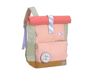 LÄSSIG Mochila para niños con Correa para el Pecho Mochila de Ocio Resistente al Agua, 12 litros/Medium Rolltop Backpack Sunny Explorer Green/Blue