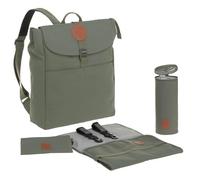 Lässig - Mochila para pañales y cambiador para bebé, bolsa elegante, con accesorios para cambiar pañales, mochila de aventuras verde oliva