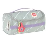 Lässig Neceser Happy Trails Mini Washbag Flower Gris