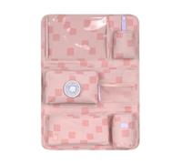 LÄSSIG Organizador de Asiento Trasero para Coche, Plegable, diseño de Rosa