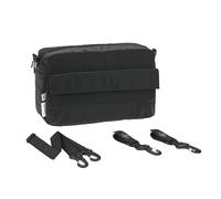 LÄSSIG Organizador para cochecito de bebé bolso bandolera bolso para cochecito incl. enganche para cochecito/Casual Buggy Organizer Bag black