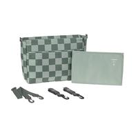 LÄSSIG Organizador para cochecito de bebé Organizador para bolso incl. enganche para cochecito y bandolera/Casual MIX Multi Bag green/olive