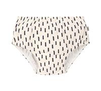 LÄSSIG Pañal de natación unisex Swim Diaper para bebés y niños pequeños, color blanco y gris, ajuste ideal, blanco y gris