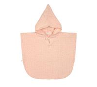 Lässig Poncho de baño Infantil de Muselina con Capucha/Muslin Poncho Dots Peach Rose