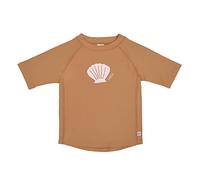 LÄSSIG Rashguard - Camiseta de natación para bebé, Manga Corta, protección UV, Manga Corta, Caramelo Shell, 7-12 Monate