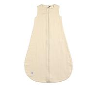 LÄSSIG Saco de Dormir de Verano para Bebé sin Mangas Algodón Muselina Certificado GOTS/Muslin Baby Sleeping Bag GOTS vanilla, 74/80