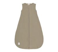 LÄSSIG Saco de dormir de verano sin mangas de algodón muselina certificado GOTS unisex/Muslin Sleeping Bag/Muslin Sleeping Bag olive, talla 50/56 0-2 meses