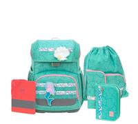 Lässig School Set Light Unique - Set de mochila escolar 6tlg. 960g (seashell turqouise)