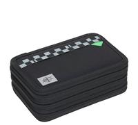 Lässig School Triple Pencil Case - Estuche (Unique Black)