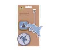 Lässig Set de etiquetas y parches para la escuela/School Patches Set, Dinosaur