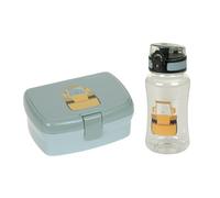 Lässig Set de fiambrera y botella para beber - Set de almuerzo con fiambrera y botella para beber (460 ml)/Tiny Drivers Excavator