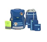 Lässig mochila escolar Unique School Set Slim 7-teilig Dark Blue