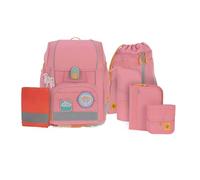 Lässig Set Escolar de 7 Piezas Kids/School Set Boxy Unique Pink