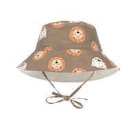 LÄSSIG Splash & Fun Sombrero para bebé y niño pequeño, gorro de pescador con protección UV, Wild Cats Choco, 19-36 meses