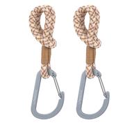 Lässig Stroller Hooks Cord 2 pcs Camel / Vanilla / Lavender
