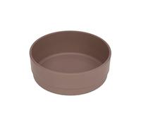 LÄSSIG Tazón para niños Vajilla infantil sin BPA para lavavajillas y microondas/Bowl PP/Cellulose Uni choco