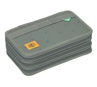 LÄSSIG Estuche Lleno 20 Piezas/School Triple Pencil Case Unique Green