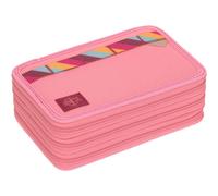 Lässig Unique School Triple Pencil Case Slim Pink