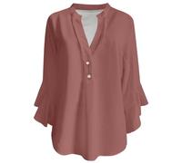 Lässige Damenhemden für den Alltag. Lockere Passform. Bequemer Stil. Perfekt für Frühling, Sommer und Herbst. Ideal zum Kombinieren mit Jeans. Pflegeleicht, Maschinenwäsche und Handwäsche., Light Lila