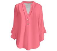 Lässige Damenhemden für den Alltag. Lockere Passform. Bequemer Stil. Perfekt für Frühling, Sommer und Herbst. Ideal zum Kombinieren mit Jeans. Pflegeleicht, Maschinenwäsche und Handwäsche