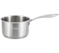 lätt Home Cazo Acero Inoxidable 16 cm Diámetro Apto para Cocina de Inducción Vitrocerámica Gas Eléctrica y Horno - Fondo Full Induction 5 Capas - Mango Ergonómico de Acero Inoxidable
