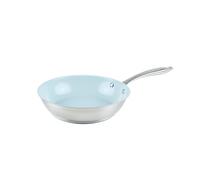 lätt Home Sartén Acero Inoxidable Antiadherente 24 cm Diámetro Apta para Cocina de Inducción Vitrocerámica Gas Horno Lavavajillas - Fondo Full Induction 5 Capas - Libre de PFOA y PTFE