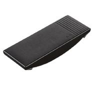 Läufer 32156 Ambiente La Linea - Borrador de tinta, de piel auténtica, 16,5 x 7 x 2,5 cm, color negro