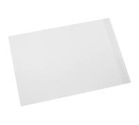 Läufer 38537 Ambiente La Linea - Vade de sobremesa para escritura, de piel auténtica, 45 x 65 cm, color blanco