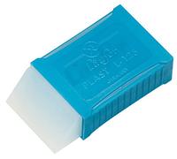 Läufer 69392 Plast L-125 - Borrador de plástico biselado transparente