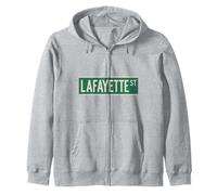 Lafayette St NYC - Letrero de calle para hombres, mujeres y niños Sudadera con Capucha
