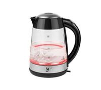 Lafe Hervidor CEG015 Negro Transparente Plateado Vidrio Plástico 2200 W 1,7 L