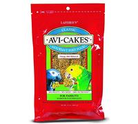 Lafeber's AVI-Cakes Gourmet Parrot Food 12 oz Nutritious Foraging Fun - 4 Pack