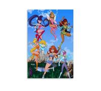 LaFegoude Anime Winx Club Póster Pintura Decorativa Lienzo Arte de Pared Salón Póster Dormitorio Pintura, Arte de Pared Impresión de Imagen Moderna Decoración de Habitación Familiar 30 x 45 cm