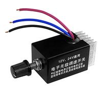 Lafeier 1 regulador de velocidad del motor CC 12 V/24 V 10 A interruptor controlador para control de calentador de ventilador de coche camión