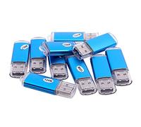 Lafeier 10 unidades de memoria USB 2.0 de 128 MB, color azul