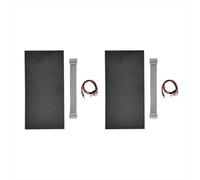 Lafeier 2 paneles de pantalla LED P5 para interiores, 64 x 32 píxeles, módulo de visualización de 16 escaneos, 320 x 160 mm, a todo color