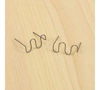 Lafeier 500 varillas de soldadura, máquina de reparación de grapas calientes, grapadora de plástico para coche, auto parachoques, grapas pre onduladas, 0,6 mm