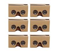 Lafeier 6 gafas 3D para smartphone de cartón V2 VR de 4.5 a 6 pulgadas + diadema