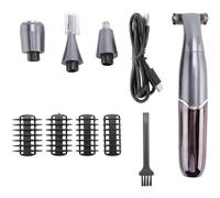 Lafeier Afeitadora de corte de pelo 4 en 1 para zonas íntimas, afeitadora para mujer, línea de bikini, maquinilla de afeitar sensible, recortadora de pelo, cortadora de barba y cara, B