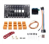 Lafeier Mini sintonizador de antena ATU-100 1.8-50MHz automático + OLED firmware programado amplificador receptor kit DIY