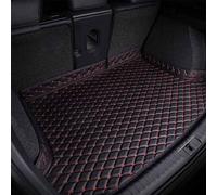 LAFENI Coche Cuero Alfombrillas Maletero para N-issan Qashqai J10 J11 J12 2009-2022, Tronco Trasera Mat Bandeja Maleteros AntiarañAzos Maletero Alfombra Accesorios,D/Black-Red