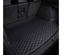 LAFENI Coche Cuero Alfombrillas Maletero para T-ROC 2018-2022, Tronco Trasera Mat Bandeja Maleteros AntiarañAzos Maletero Alfombra Accesorios,A/Black