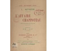 Laffaire Chapoteau (ebook)