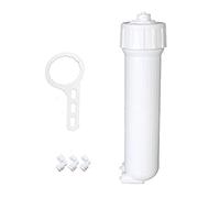 Lafiucy 1812/2012 Carcasa de la membrana de ósmosis inversa Accesorios de conexión rápida de 1/4 de pulgada, juego completo de llaves, compatible con Ro Menbrane 50/75/100/125GPD